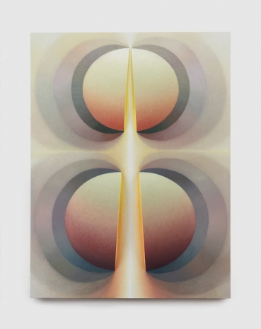 Loie Hollowell, Split orbs in metal and sunrise, 2021, König Galerie