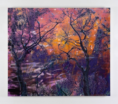 Elizabeth Magill, The sky was all orange (2), 2021, Kerlin Gallery