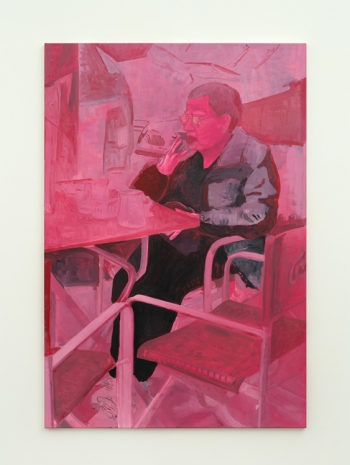 Valentina Liernur, Señora rosa (sentada en el bar), 2021 , Simon Lee Gallery