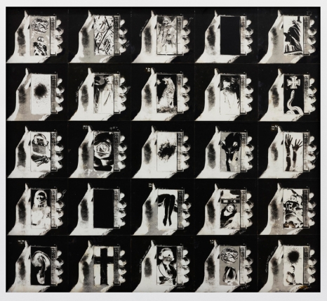 Wallace Berman, Untitled I-III, 1975 , galerie frank elbaz
