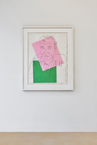 Andy Warhol, Portrait de Lucio Amelio, 1985 , MASSIMODECARLO