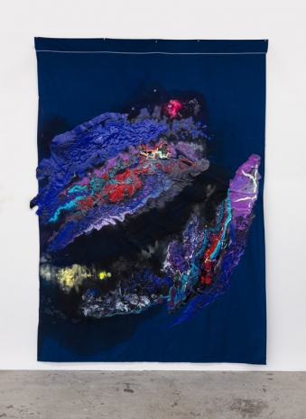 Rodney Mcmillian , Blue (galaxy within), 2020 , Petzel Gallery