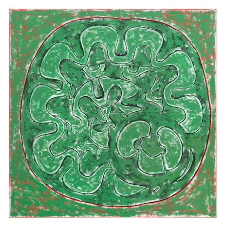 Diango Hernández, Green Flower, 2021 , Galerie Barbara Thumm