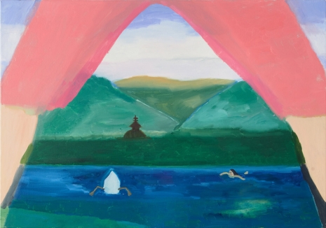 Katrin Plavčak, Pink Mountain, 2019 , Galerie Mezzanin