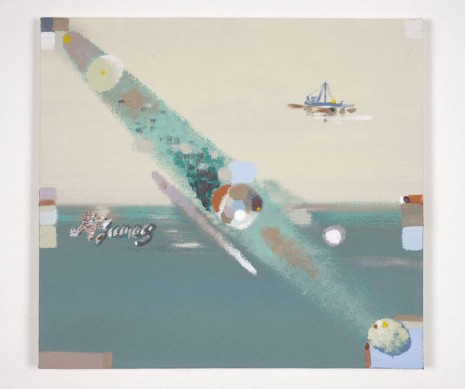 Merlin James, Blue Boat, 2008-2011, Kerlin Gallery