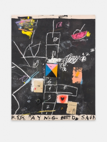 Raymond Saunders, Celeste Age 5 Invited Me To Tea, 1986 , Andrew Kreps Gallery