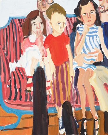 Chantal Joffe, Me, Em and Nat, 2020, Victoria Miro
