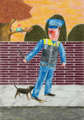 Dennis Tyfus, The Wall, 2020, Tim Van Laere Gallery