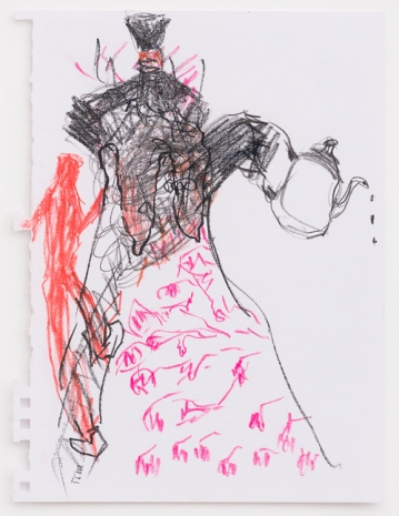 Pélagie Gbaguidi, Naked Writing, 2016, Zeno X Gallery