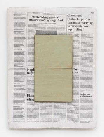 Mark Manders , Composition with Two Colours, 2005 - 2020 , Zeno X Gallery