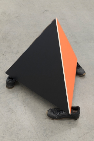 Karl Holmqvist, Untitled (Foam core board pyramid), 2021 , Galerie Neu