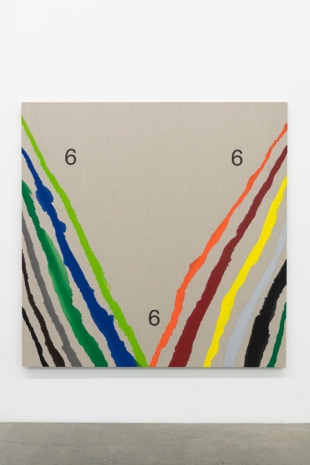 Karl Holmqvist, Untitled (6,6 and 6 Pouredpainting), 2021 , Galerie Neu