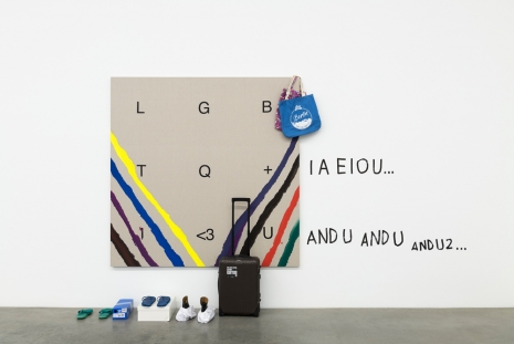 Karl Holmqvist, Untitled (LGBTQ+Pouredpainting), 2021 , Galerie Neu