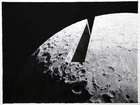 Daniel Arsham, Mooncut, 2012, Perrotin
