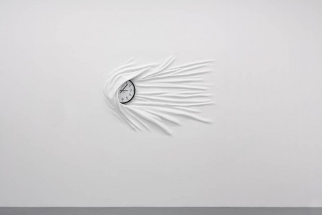 Daniel Arsham, Sideways Clock, 2012, Perrotin