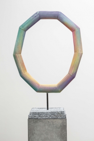 Eva Rothschild, Eye of the Rainbow (pale), 2021 , The Modern Institute