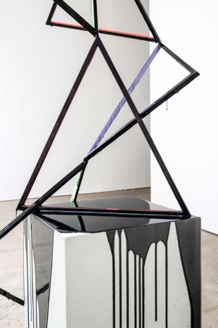 Eva Rothschild, Tranquillity Now (black), 2020 , The Modern Institute