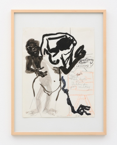 Marlene Dumas , Anatomy Lesson, 1987    , andriesse ~ eyck gallery
