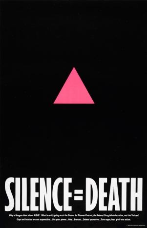 Silence = Death Project, Silence = Death, 1987, David Zwirner
