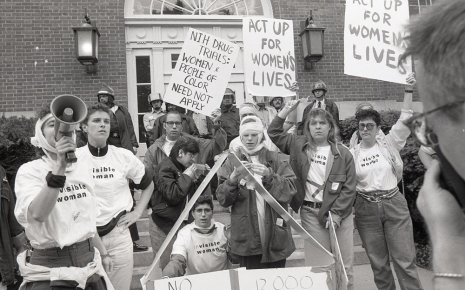 , Women of ACT-UP demonstrate at NIH, 1990 , , David Zwirner