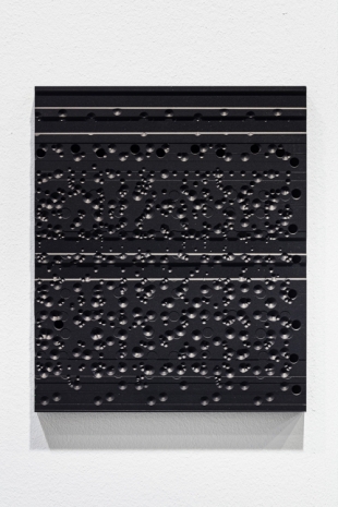 Johannes Wohnseifer, Aluminium Painting (black), 2021 , Galerie Elisabeth & Klaus Thoman