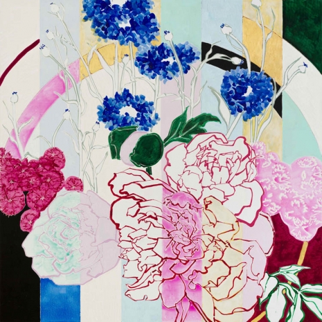 Robert Kushner, Large Peony Bouquet, 2020 , Galerie Nathalie Obadia