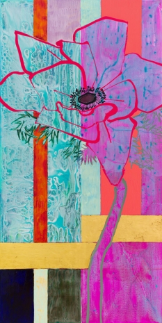 Robert Kushner, One Red Anemone, 2020 , Galerie Nathalie Obadia
