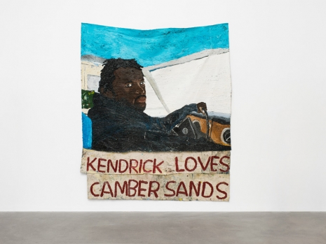 Sophie Barber, Kendrick on his way back from Camber Sands, 2021 , Alison Jacques