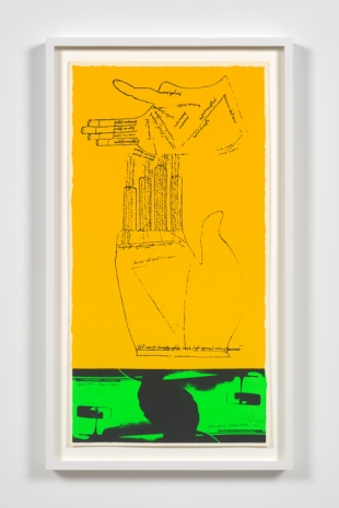 Corita Kent, green fingers, 1969 , Andrew Kreps Gallery
