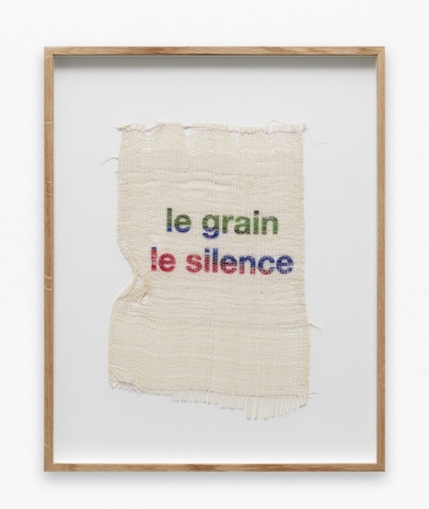 Marie Hazard, Silence du grain, 2021 , Galerie Mitterrand