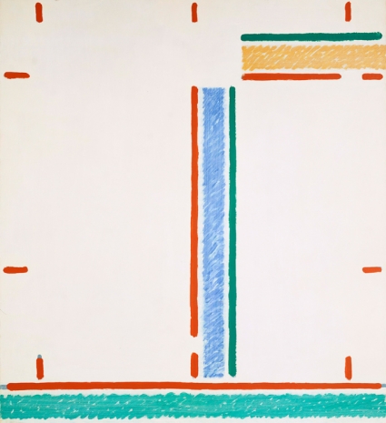Martin Barré, 80-A - 110 x 100-B, 1980, Galerie Nathalie Obadia