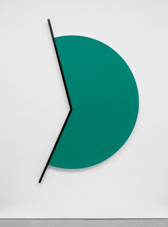 Leon Polk Smith, Curve for Blue Green, 1984, Lisson Gallery