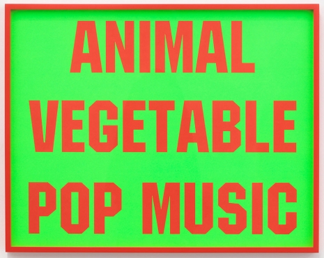 Jeremy Deller, Animal Vegetable Pop Music, 2012 , Art : Concept