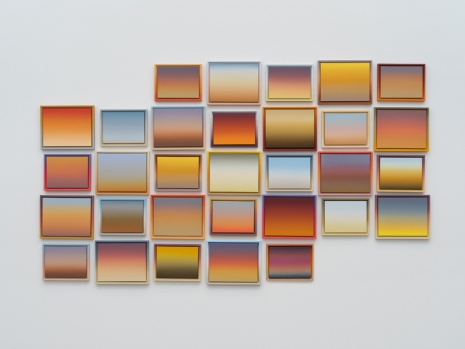 Rob Pruitt, A Month of Desert Sunsets (December 2020), 2021 , 303 Gallery