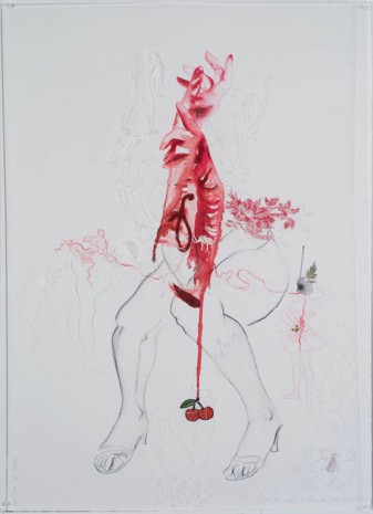 Mithu Sen, Moulin rouge (and the anti masturbation tool), 2012, Galerie Nathalie Obadia