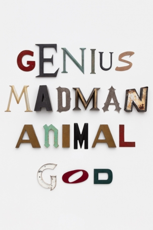 Jack Pierson, Genius Madman Animal God, 2020 , Regen Projects