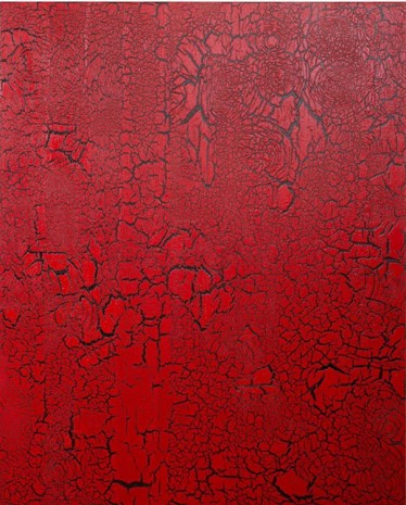 Ed Moses, Red Over Black, 2012, Patrick Painter Inc.