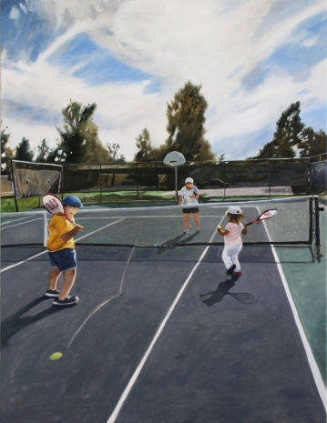 Hiroya Kurata, Tennis court, 2021, Hollis Taggart