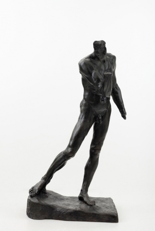 Auguste Rodin , Pierre de Wissant, nu monumental sans tête ni mains, 1886, cast 2015 , Gagosian