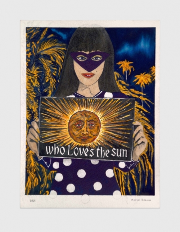 Marcel Dzama, Everyone loves the sun..., 2021 , David Zwirner