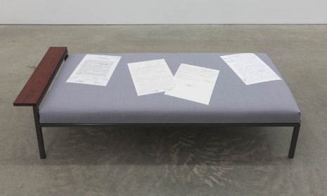 Goshka Macuga, Daybed for the Spirit of Polish Culture, 2012, Andrew Kreps Gallery