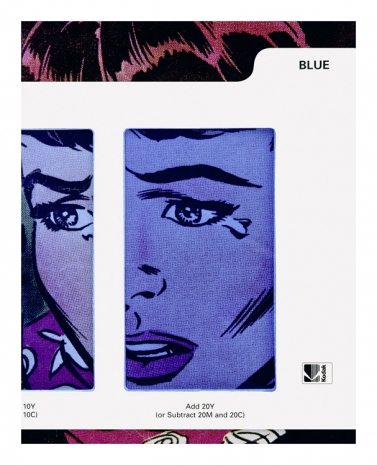 Anne Collier, Filter #4 (Blue), 2021 , Anton Kern Gallery