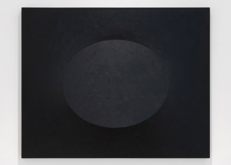 Turi Simeti, Superficie nera con un ovale, 1992, The Mayor Gallery