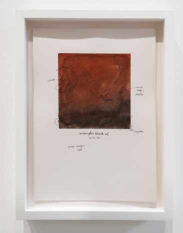 Amanda Williams, What Black Is This You Say? “You’ve never known real love so you mistake my care as pity and feeling sorry for you”—black, v1 (study for 06.09.20), 2020 , Rhona Hoffman Gallery