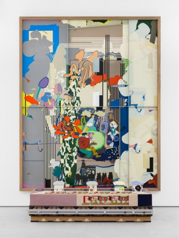 Helen Marten, The Age in which we Love (bulging the house), 2021, Sadie Coles HQ