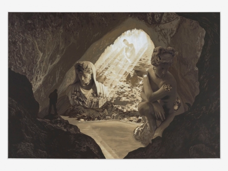 Daniel Arsham, Cave with Crouching Venus, 2021 , KÖNIG GALERIE