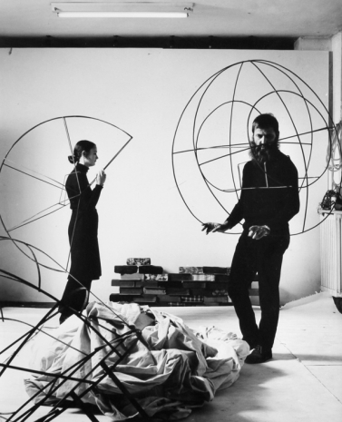 Ugo Mulas , Michelangelo e Maria Pistoletto, 1970 , , Lia Rumma Gallery