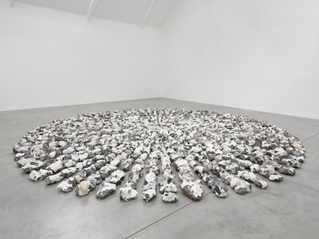 Richard Long , Flint Wheel, 2018, Cardi Gallery