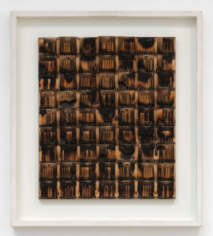 Bernard Aubertin, Dessin de feu (Pochettes d’allumettes), 1974 , The Mayor Gallery
