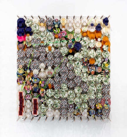 Jacob Hashimoto, Nothing seemed to anger them anymore, 2021 , Rhona Hoffman Gallery